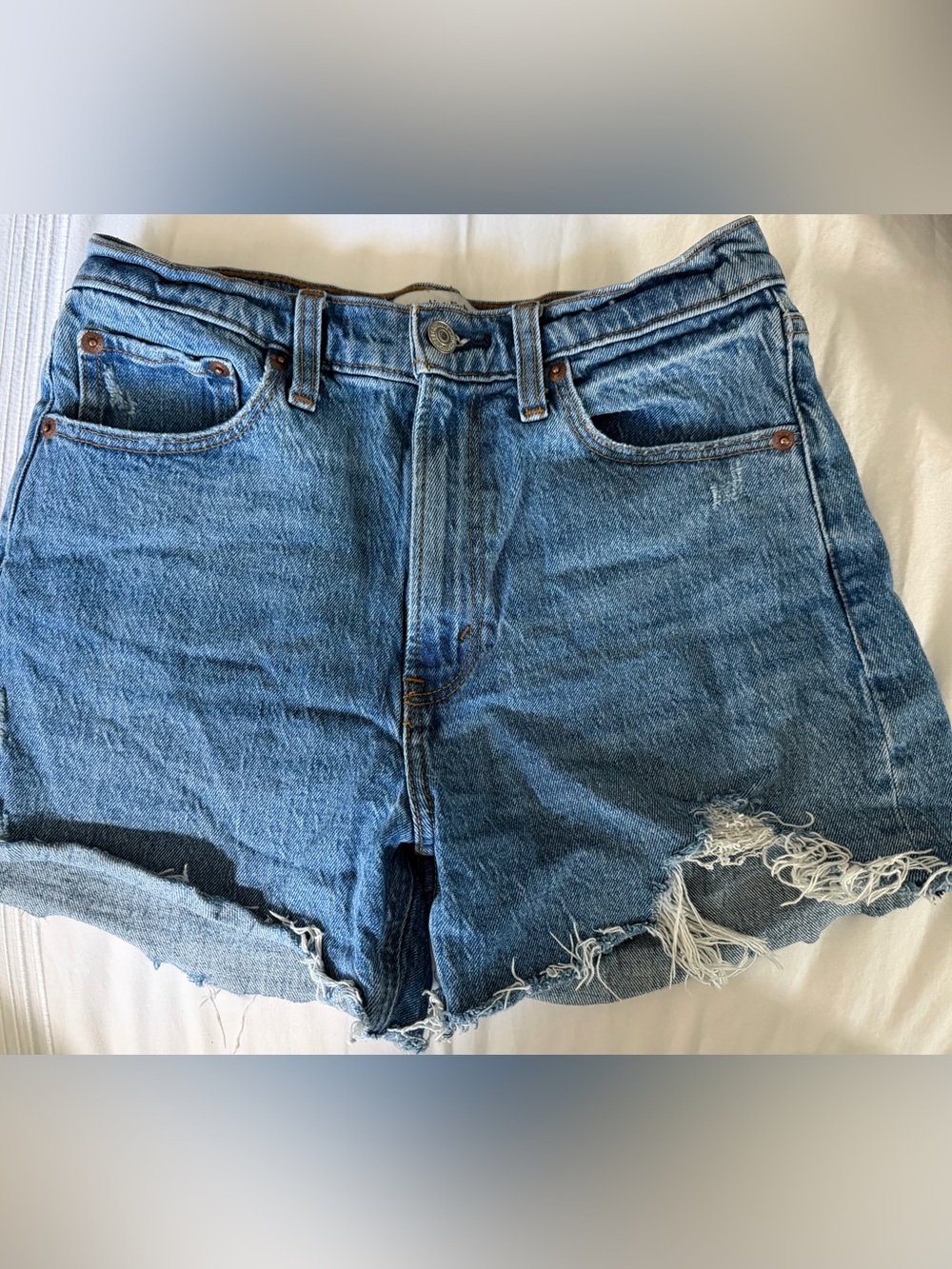 Abercrombie & Fitch High Rise 4” Mom Shorts - 26/2
